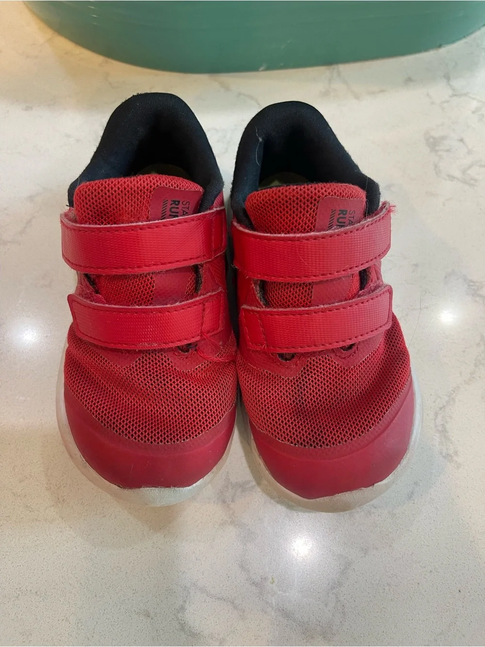Nike Kids Red Velcro Sneakers